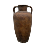 Terracotta Lombok Hudson Urn Leather-Look Finish 70cm