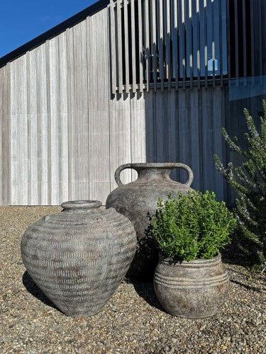 Weathered Black Sumatra Adi Garden Pot 77 x 90cm