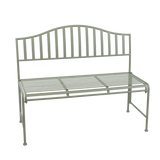 Outdoor Garden Bench Verdant Voyage Sage Green 113cm