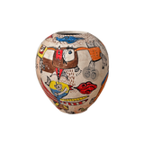 Hand-Painted Sumatra Annisa Pot Small 40 x 43cm