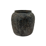 Weathered Black Sumatra Indah Garden Pot 42 x 39cm