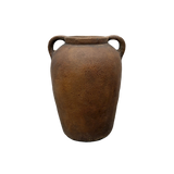 Terracotta Lombok Hudson Vase Large Leather-Look Finish