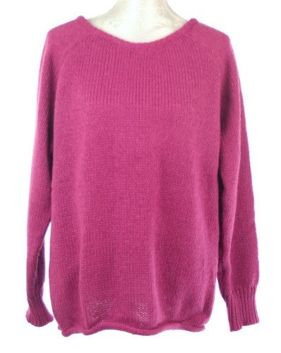 Ivy Crew Sweater FUSCHIA