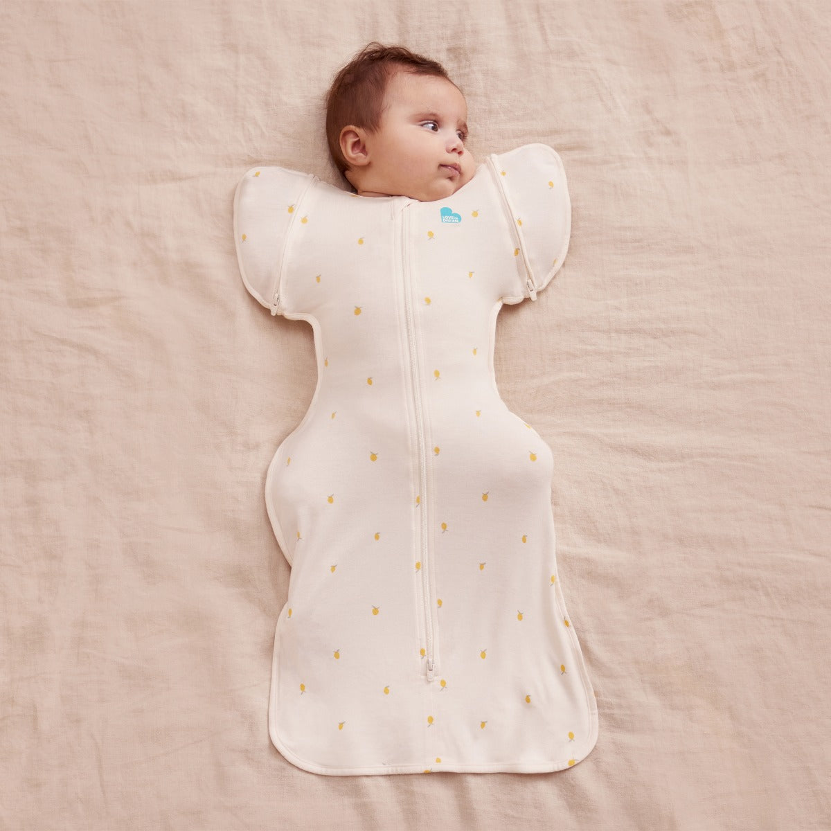 Love to Dream Swaddle Up™ Transition Bag Bamboo 1.0 TOG - Lemons - Medium