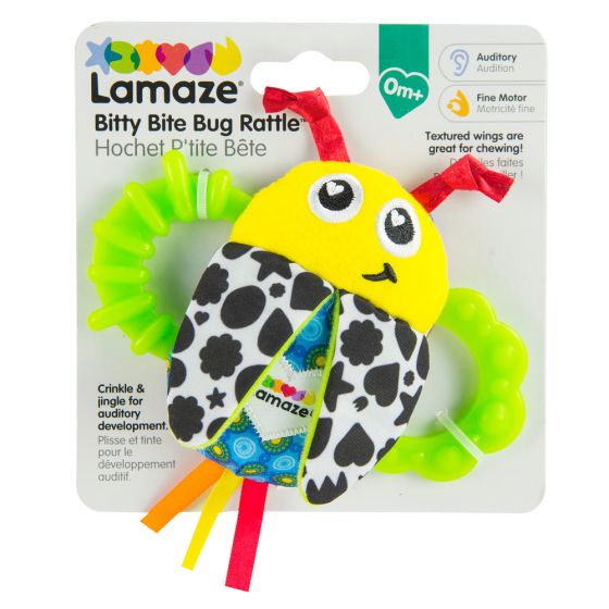 Flip-Flop Bitty Bite Bug Rattle - Lamaze