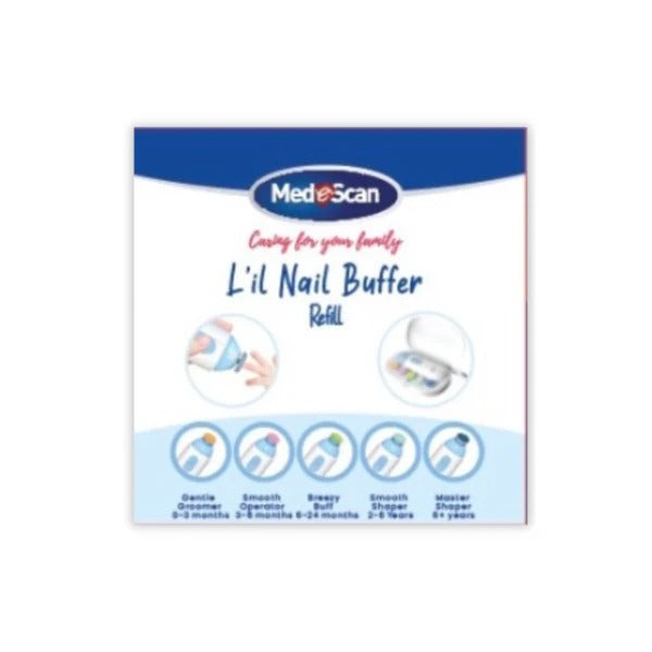 Medescan L'il Nail Buffer Replacement Heads