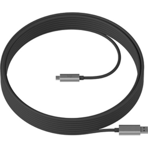 Logitech Strong USB-A to USB-C Cable - 10 m USB Data Transfer Cable