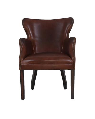 BALTIMORE OCCASIONAL CHAIR - VINTAGE CIGAR BROWN