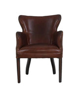 BALTIMORE OCCASIONAL CHAIR - VINTAGE CIGAR BROWN