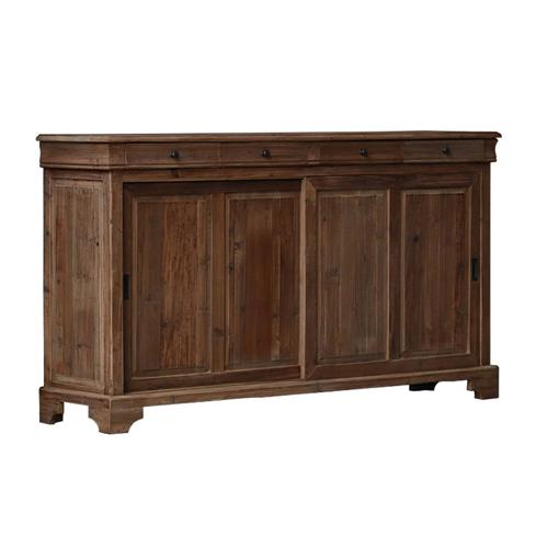 MANOR SIDEBOARD WITH SLIDING DOORS - RECLAIMED ELM