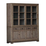 HOMESTEAD LARGE WALL UNIT W/4 DOORS & 4 DRAWERS - RECLAIMED OAK