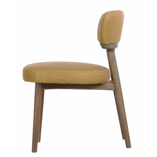WILLOW DINING CHAIR IN GINGER LEATHER