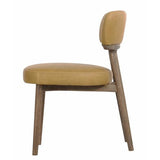 WILLOW DINING CHAIR IN GINGER LEATHER