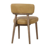 WILLOW DINING CHAIR IN GINGER LEATHER