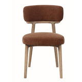 WILLOW DINING CHAIR IN AUTUMN RUST FABRIC