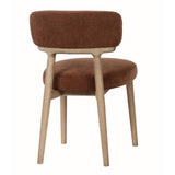 WILLOW DINING CHAIR IN AUTUMN RUST FABRIC