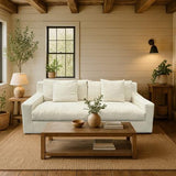 MANHATTAN 3 SEATER SOFA - OATMEAL