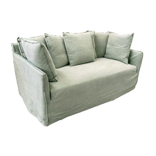 ROXY 2 SEATER SOFA - OLIVE