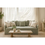 ROXY 3 SEATER SOFA - OLIVE