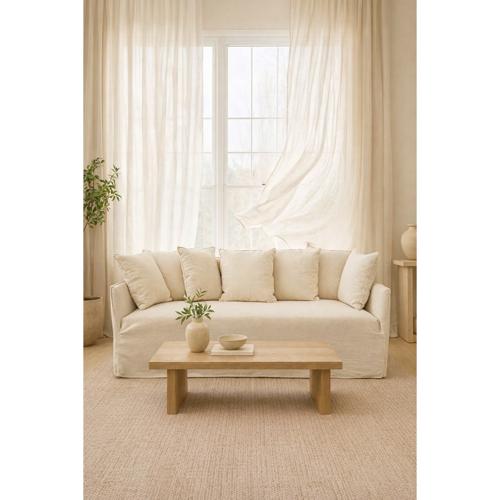 ROXY 3 SEATER SOFA - OATMEAL