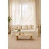 ROXY 3 SEATER SOFA - OATMEAL