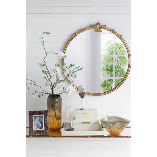 ROSE EMBOSSED HOUR GLASS WITH BLACK SAND - LARGE