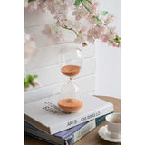 HOUR GLASS WITH TERRACOTTA SAND - SMALL