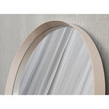 CREAM ROUND MIRROR