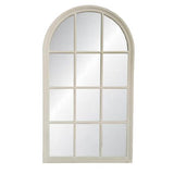 VINTAGE CREAM CHURCH WINDOW MIRROR - 1400x800x40