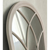 VINTAGE CREAM CHURCH WINDOW MIRROR - 800x1400x40
