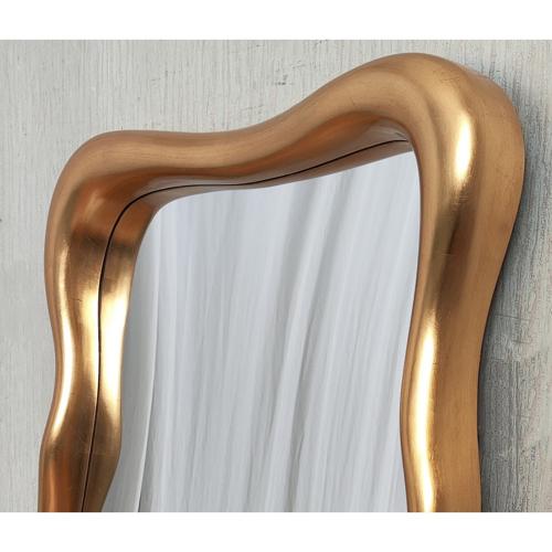 VINTAGE GOLD ABSTRACT MIRROR - 1180x780x85