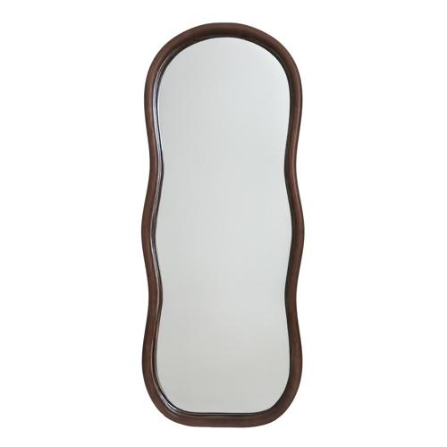 WALNUT ABSTRACT MIRROR - 1700x700x40