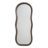 WALNUT ABSTRACT MIRROR - 1700x700x40