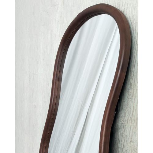WALNUT ABSTRACT MIRROR - 1700x700x40