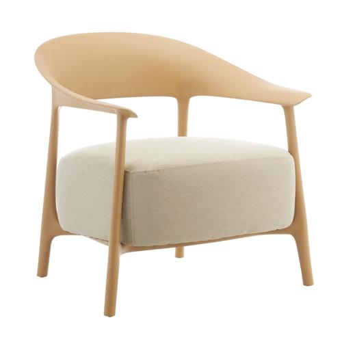 DRIFT OUTDOOR PP CHAIR W/ TAN OUTDOOR FABRIC - SAND FRAME