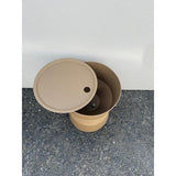 OUTDOOR ICE BUCKET SIDE TABLE - SAND