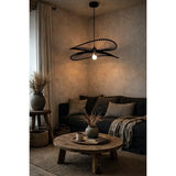 BAMBOO PENDANT - BLACK