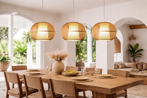 BAMBOO PENDANT - NATURAL - 460x300