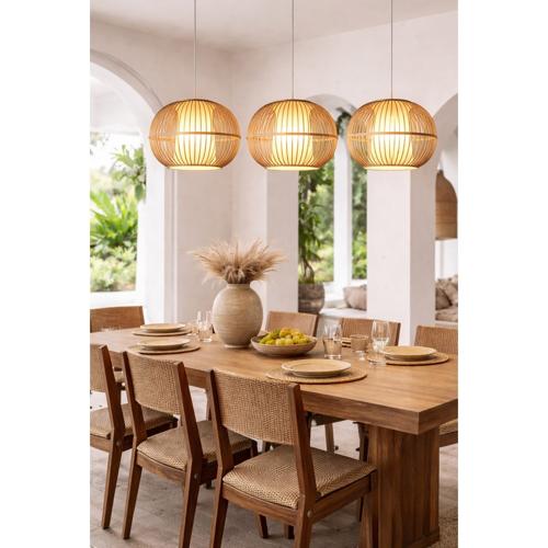 BAMBOO PENDANT - NATURAL - 460x300