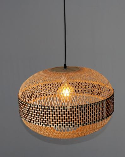BAMBOO PENDANT - NATURAL/BLACK