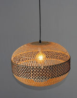 BAMBOO PENDANT - NATURAL/BLACK
