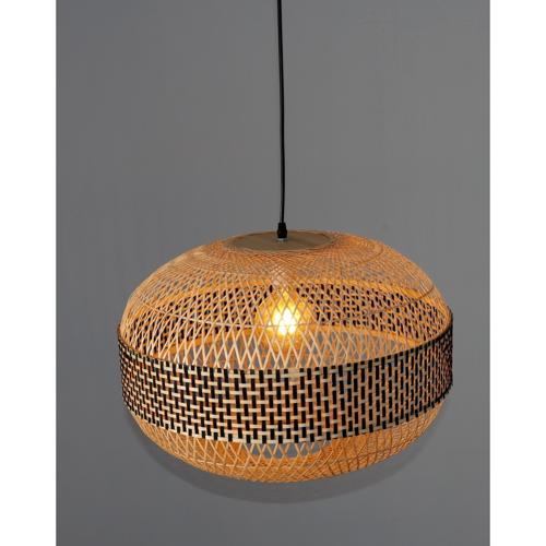 BAMBOO PENDANT - NATURAL/BLACK