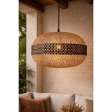 BAMBOO PENDANT - NATURAL/BLACK