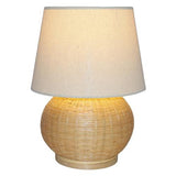 BAMBOO & LINEN TABLE LAMP - NATURAL - 240x340