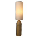 BAMBOO & LINEN FLOOR LAMP - NATURAL - 300x1360