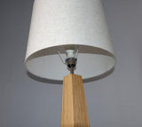 BAMBOO & LINEN FLOOR LAMP - NATURAL - 420x1580