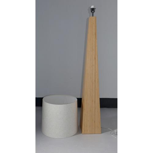 BAMBOO & LINEN FLOOR LAMP - NATURAL - 420x1580