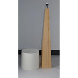 BAMBOO & LINEN FLOOR LAMP - NATURAL - 420x1580