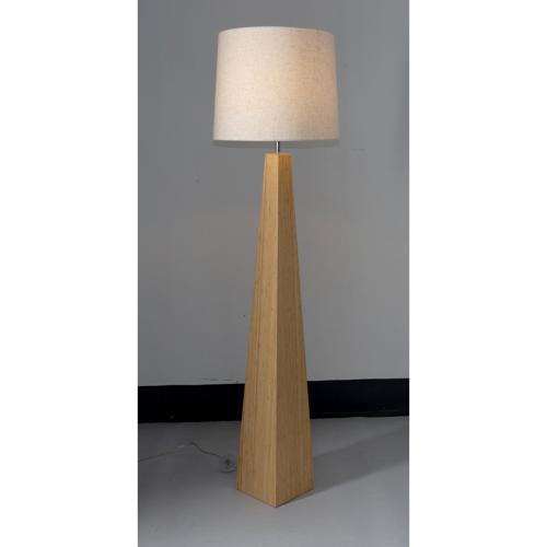 BAMBOO & LINEN FLOOR LAMP - NATURAL - 420x1580