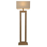 BAMBOO & LINEN FLOOR LAMP - NATURAL - 440x1480
